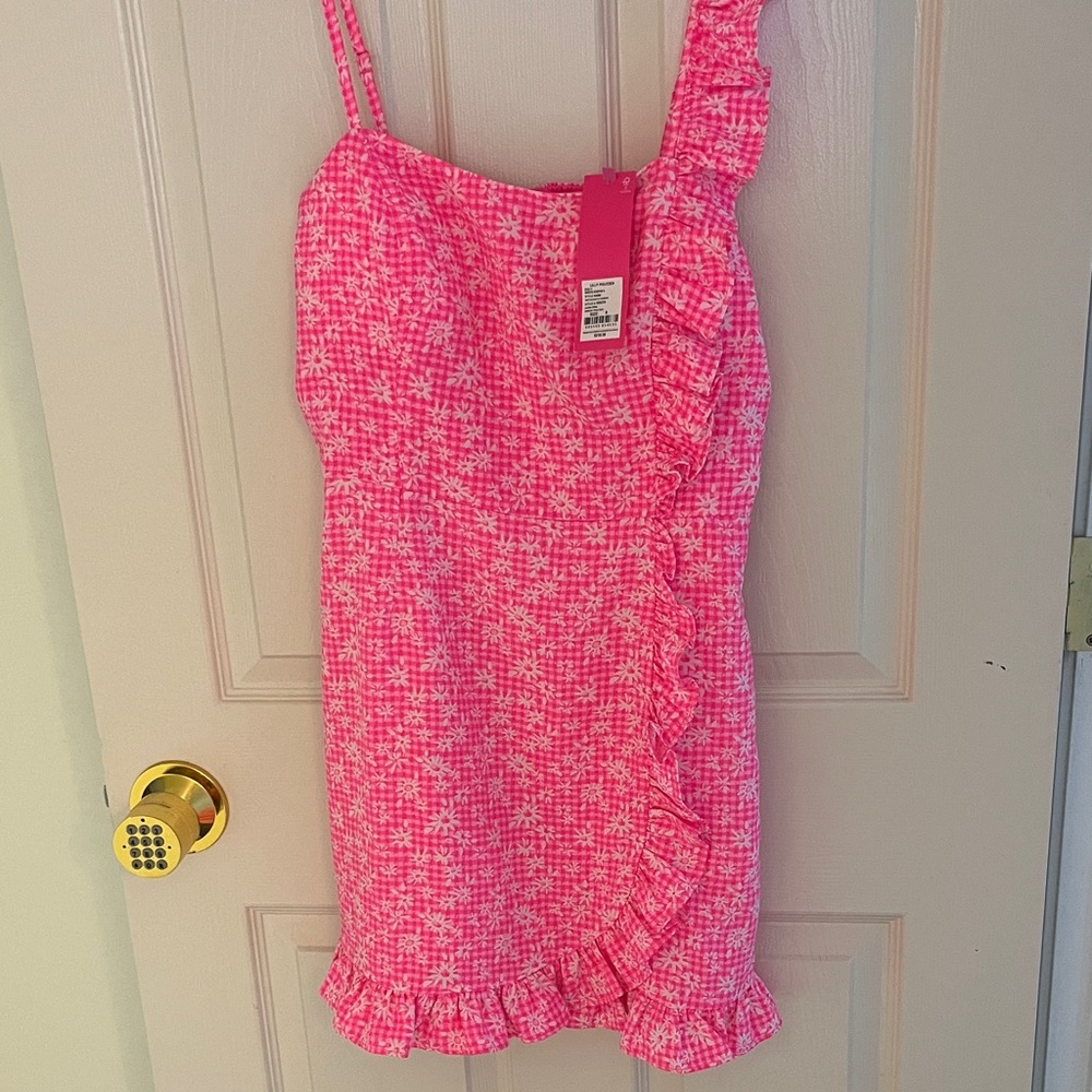 Lilly Pulitzer Pink Floral Romper